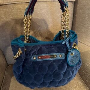 NWOT !!! Beautiful blue vintage Juicy Couture bag